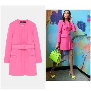 Belted Pink Frock Coat